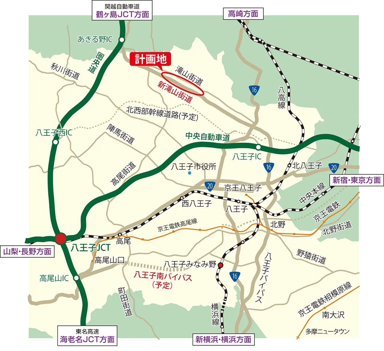 画像：現地案内図