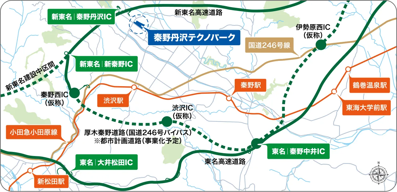 画像：現地案内図