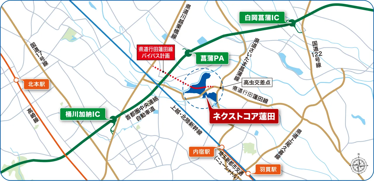 画像:現地案内図