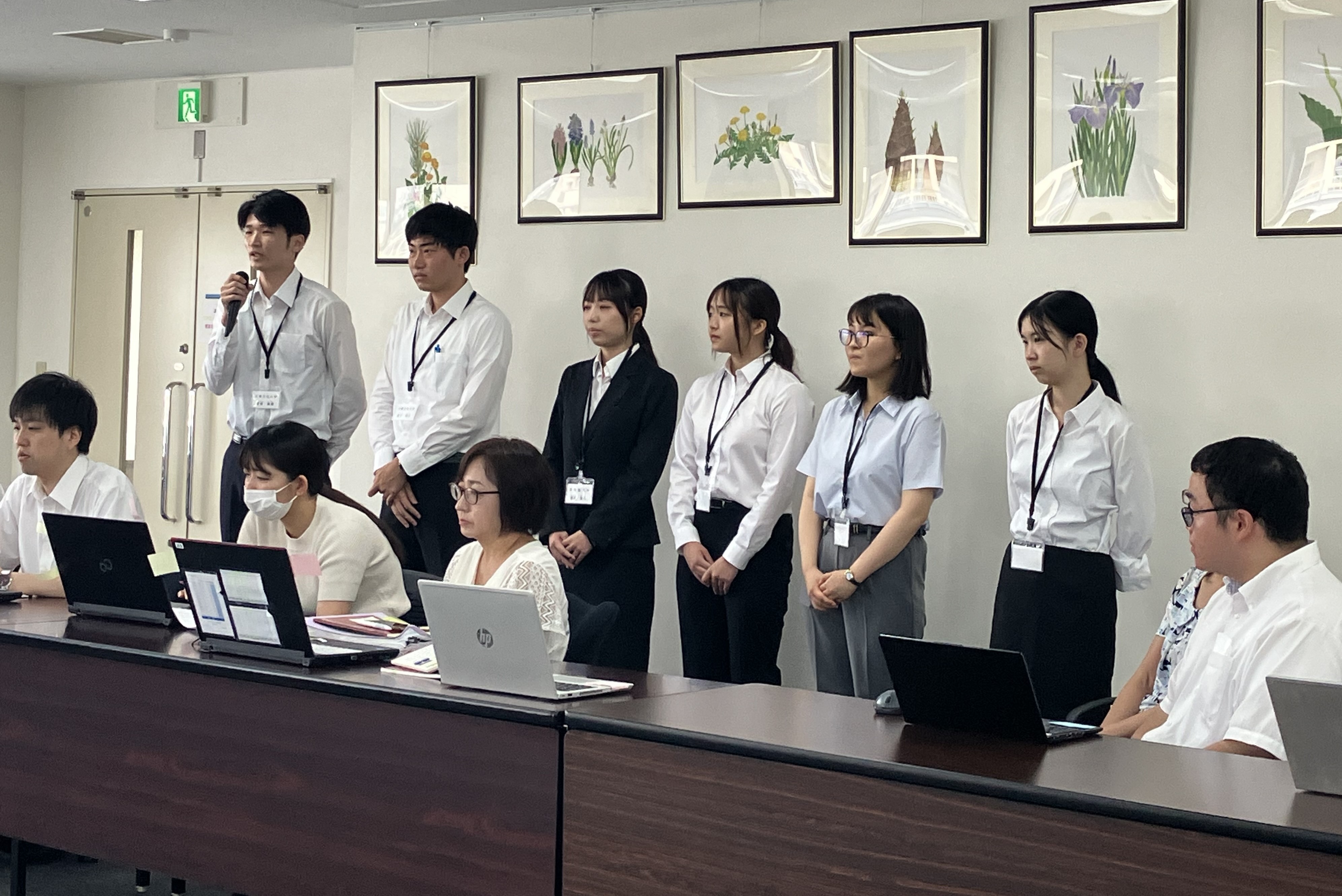 ~1日目~<br />・座学「エム・ケーとは?」<br />・座学「不動産業界について」 <br />・企業との打ち合わせに参加