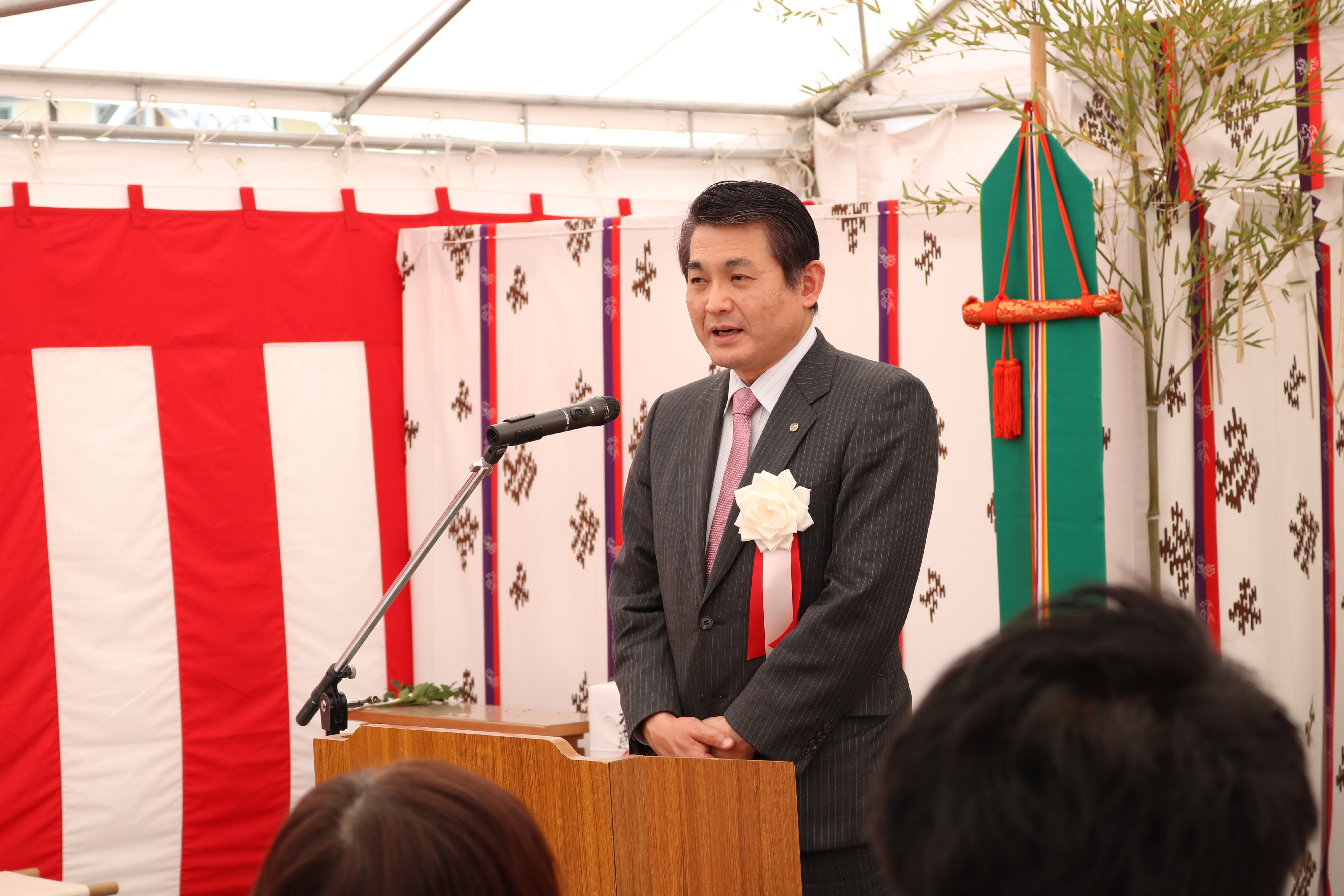八王子市 初宿和夫 市長による来賓祝辞